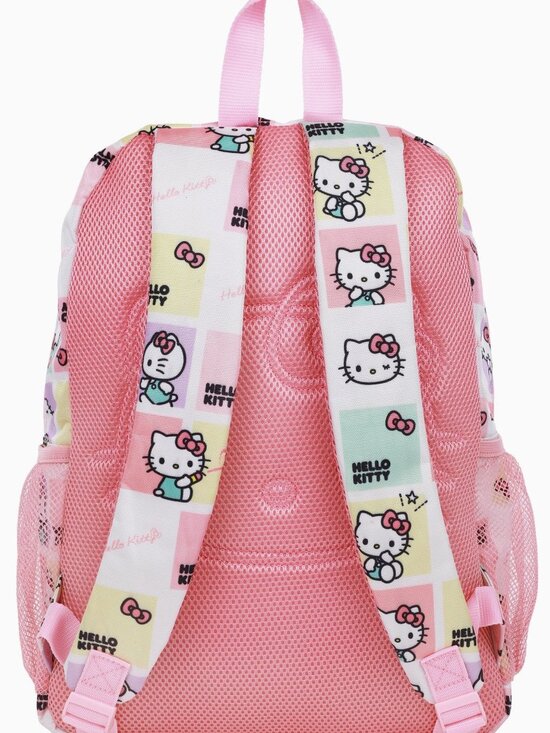 Hello Kitty Plush Face Laptop Backpack - School Travel Bag